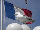 Seagull and the French flag, - via Daymix