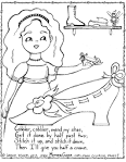 Nursery Rhyme coloring page