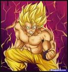 How to Draw a Super Saiyan, Step by Step, Dragon Ball Z Characters ...