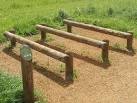 timber fitness equipment - via Daymix