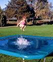13' Big Wave square trampoline - used twice as much as regular models!