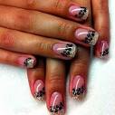 Gel Nail Designs » Glitter Gel Acrylic Nail Art