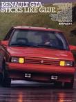 Renault GTA - Vintage Car Ads