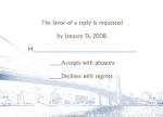 The Etiquette and Wedding RSVPs Wording