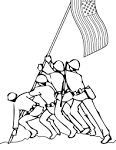 Memorial Day coloring page