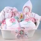 Baby Girl Bath Gift Set | Baby Girl Gift Basket