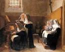 The Convent Choir by Jehan Georges Vibert - Artilim