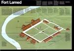 Map of Schematic Map of Fort Larned National Historic Site, Kansas ...