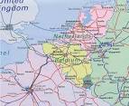 Benelux Railway map,Belgium, the Netherlands and Luxemburg rail ...
