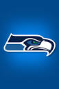 Blue SEATTLE SEAHAWKS Football iPhone Wallpaper