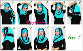 Tutorial Hijab Modern Untuk Wajah
