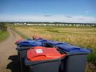 NT6182 : Rural East Lothian : Bin Lids and Caravans at Scoughall Links - via Daymix