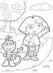 Dora Coloring coloring page