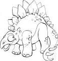 Dinosaur coloring page