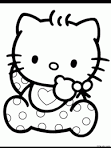 Hello Kitty Coloring coloring page