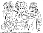 Mardi Gras coloring page