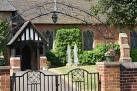 The above photograph shows the Gate and Main entrance to St Matthews Church. - via Daymix