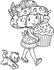 Strawberry Shortcake coloring page