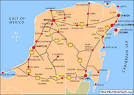 Yucatan Peninsula Map : TravelYucatan.