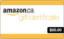 $50 Amazon.ca e-Gift Certificate, Redeemable Prize from our Swag ...