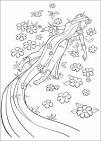 Fly coloring page