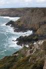 SW7616 : Beagles Point and Beagles Hole from Treleaver Cliff - via Daymix