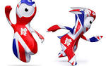 Olympic mascots Wenlock and Mandeville London UK Olympic games ...