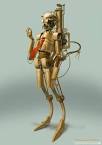 Steampunk C-3PO by Björn Hurri