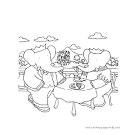 Barbar coloring page