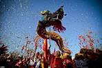 Happy CHINESE NEW YEAR 2012: Millions welcome Year Of The Dragon.