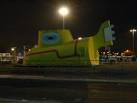 Yellow Submarine. This greets new arrivals at Liverpool airport. - via Daymix