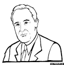 Franklin D Roosevelt Coloring