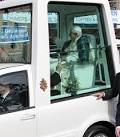 Pope Benedict XVI being transported along Princes Street at the start of the - via Daymix