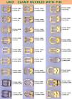 Clamp buckles with pin for belts - belt buckles series - DT0096.