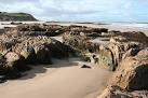erosion where its cement is calcareous and therefore soluble in water. - via Daymix
