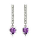 Diamond Dangle Earrings | Pearl Necklaces