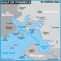 Gulf of Fonseca Map - Gulf of Fonseca Central America, Central ...