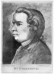 GOLDSMITH AS A YOUNG MAN. (From the rare etching by Bretherton after