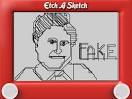 story on an Etch A Sketch.
