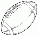 Football coloring page