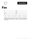 Free Fax Cover Sheet