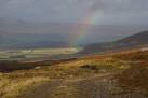 NH5414 : Moorland rainbow. near to River e [other Features], Highland, - via Daymix