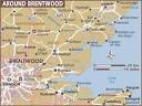 Map of Brentwood