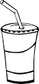 Cold Drinks coloring page
