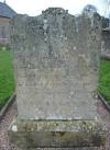 Gravestone containing the heads of two Covenanters and a hand of David - via Daymix