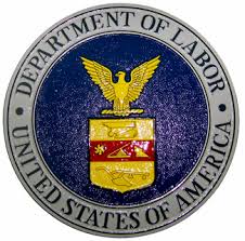 "United States of America Department of Labor" seal