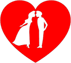 Clipart - Couple in Heart