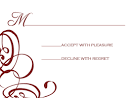 Wedding RSVP Cards | Elegant Wedding Response Cards