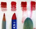 On the left: watercolor pencil