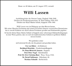 Willi Lassen | SchulZeitReisen